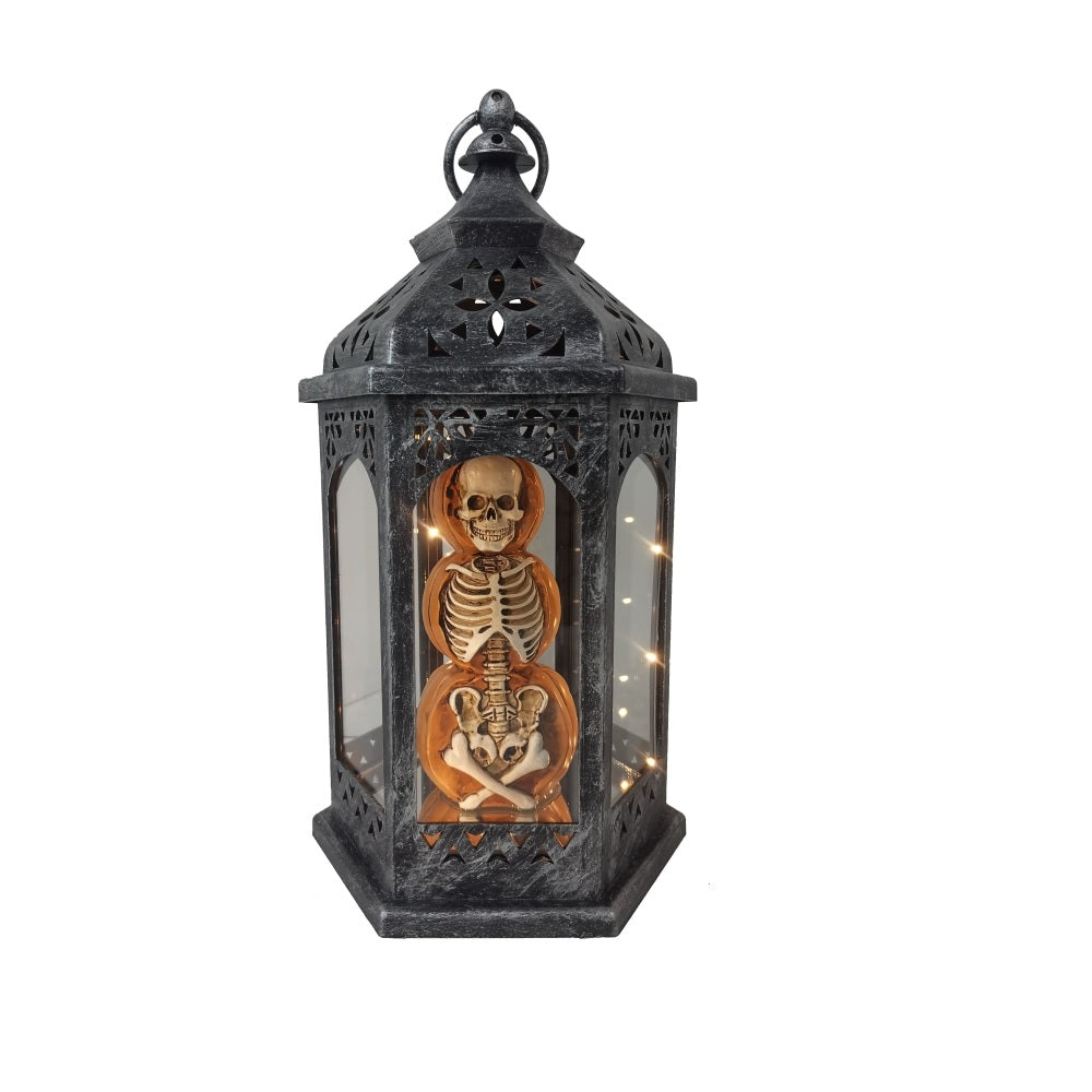 Santas Forest 65650 Halloween Pumpkin/Skull Lantern, 1.5 Volt