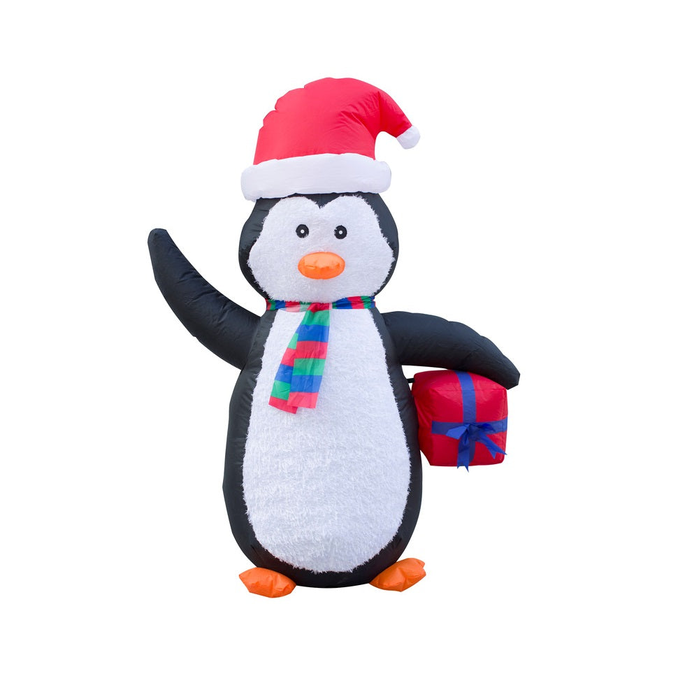 Santas Forest 90519 Inflatable Bear Moose Halloween Penguin, 4 Feet