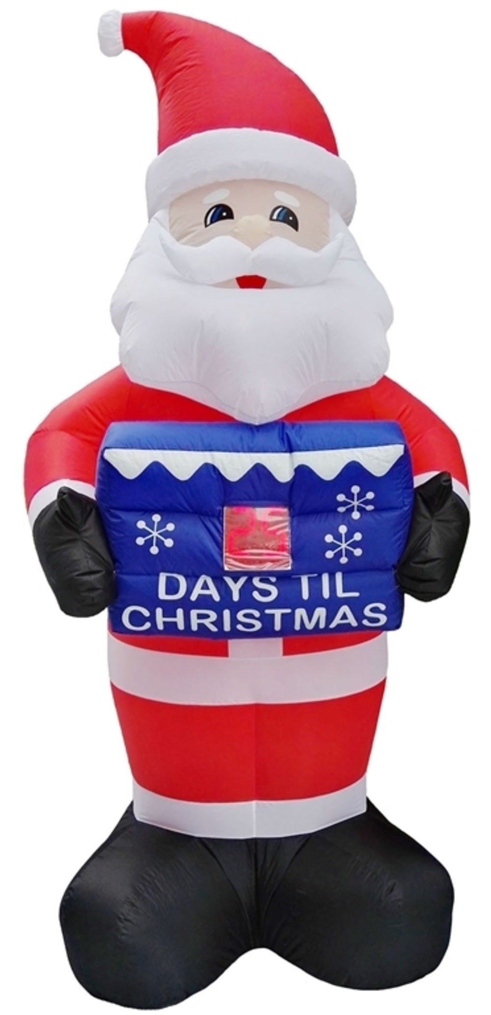 Santas Forest 90329 Inflatable Christmas Santa Count Down Clock, 8'