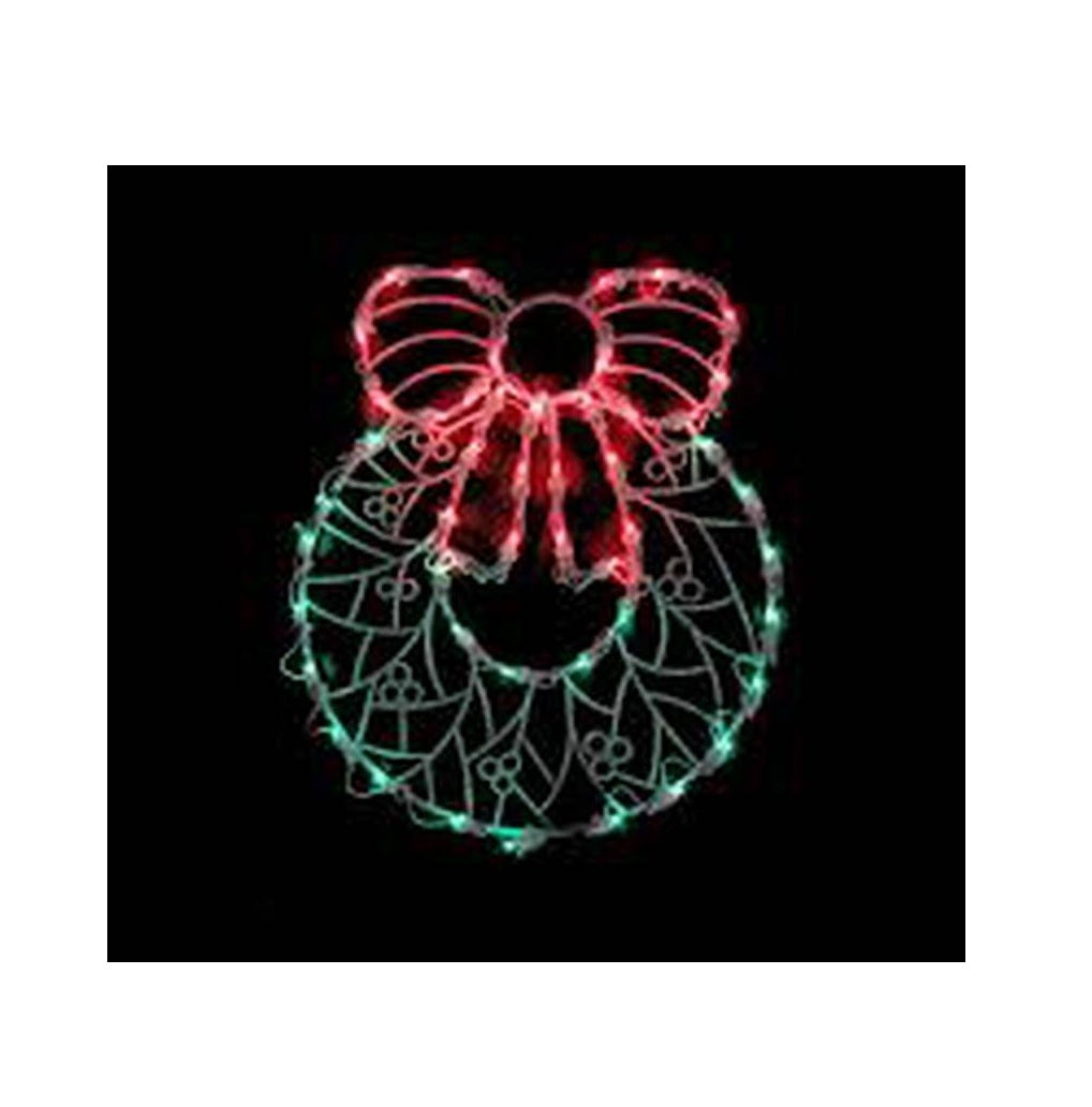 Santas Forest 60307 LED Christmas Wreath, 16" L
