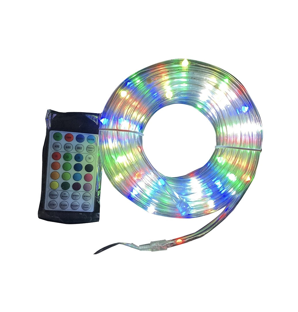 Santas Forest 62801 LED Rope Light, Clear, 33 feet