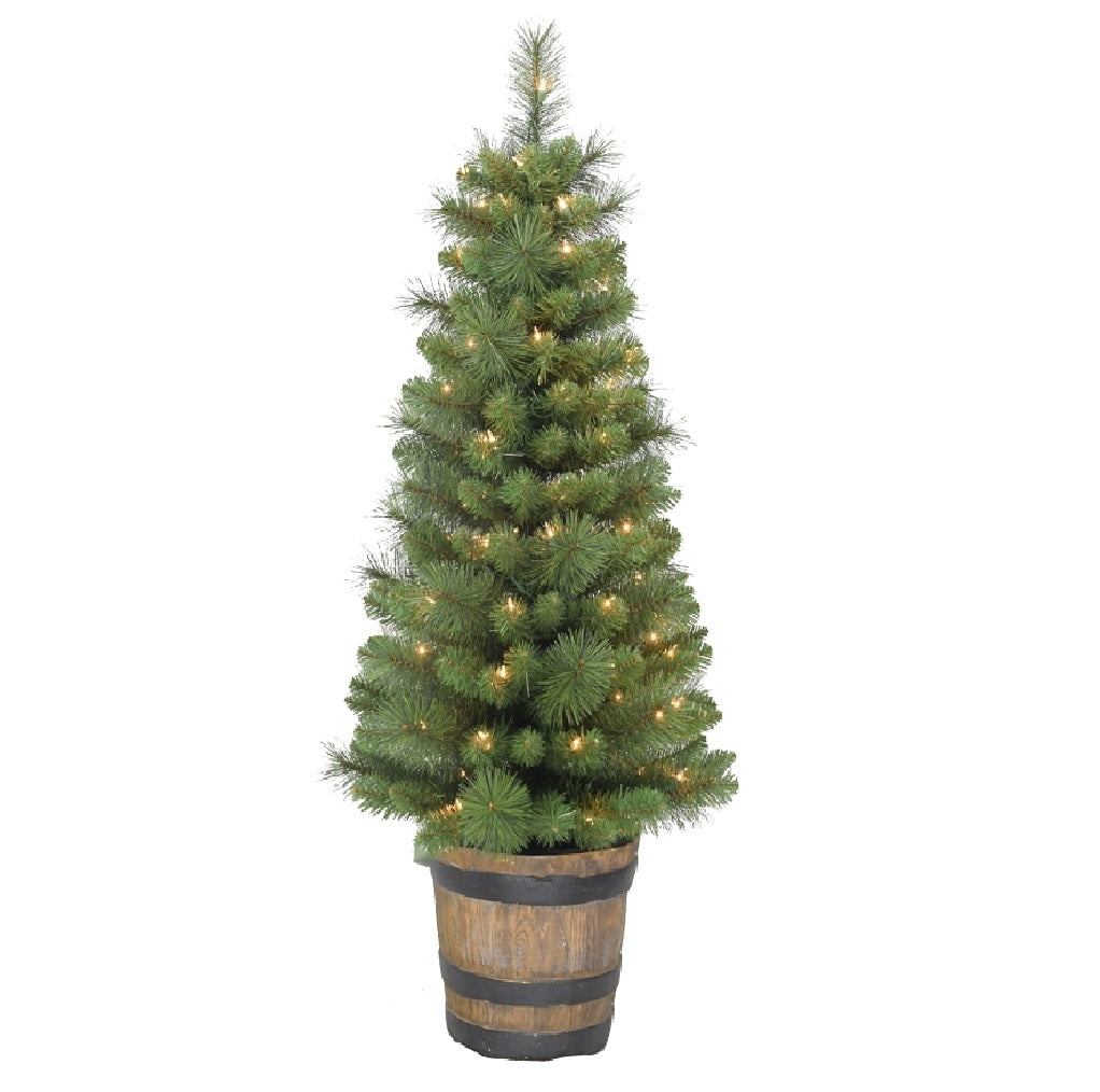 Santas Forest 29727 Prelit Tree, 4 feet