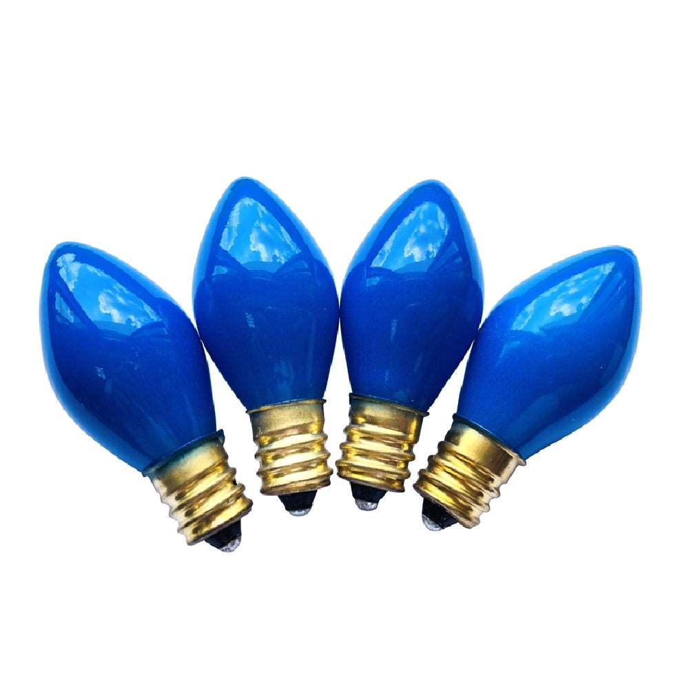 Santas Forest 16230 Replacement Christmas Bulb, Ceramic Blue
