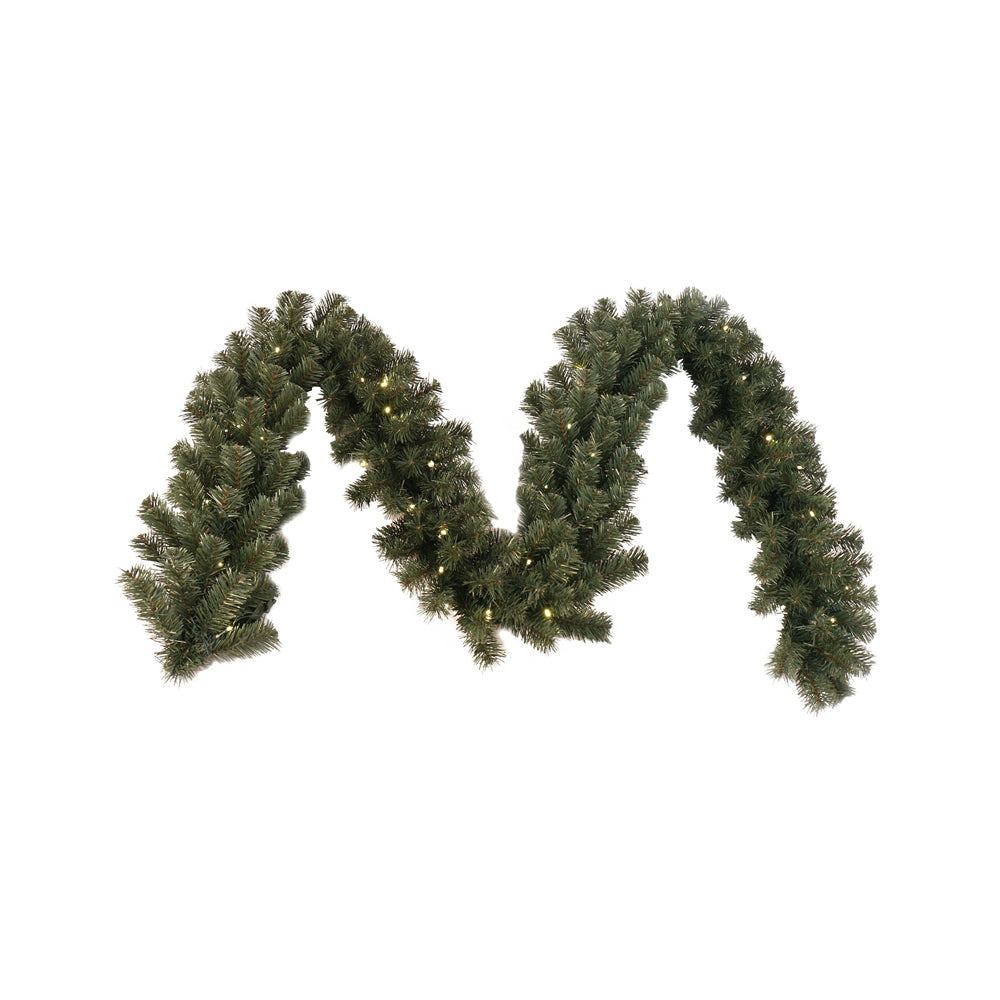 Santas Forest 61917 Sheared Noble Fir Christmas Garland, 9 Inch X 10FT