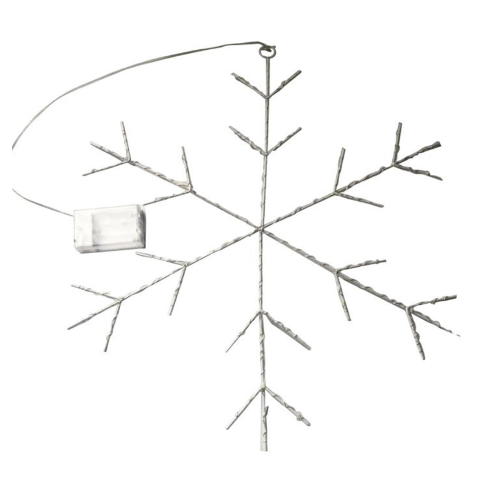 Santas Forest 48402 Snowflakes With Battery 2D Micro LED Lights