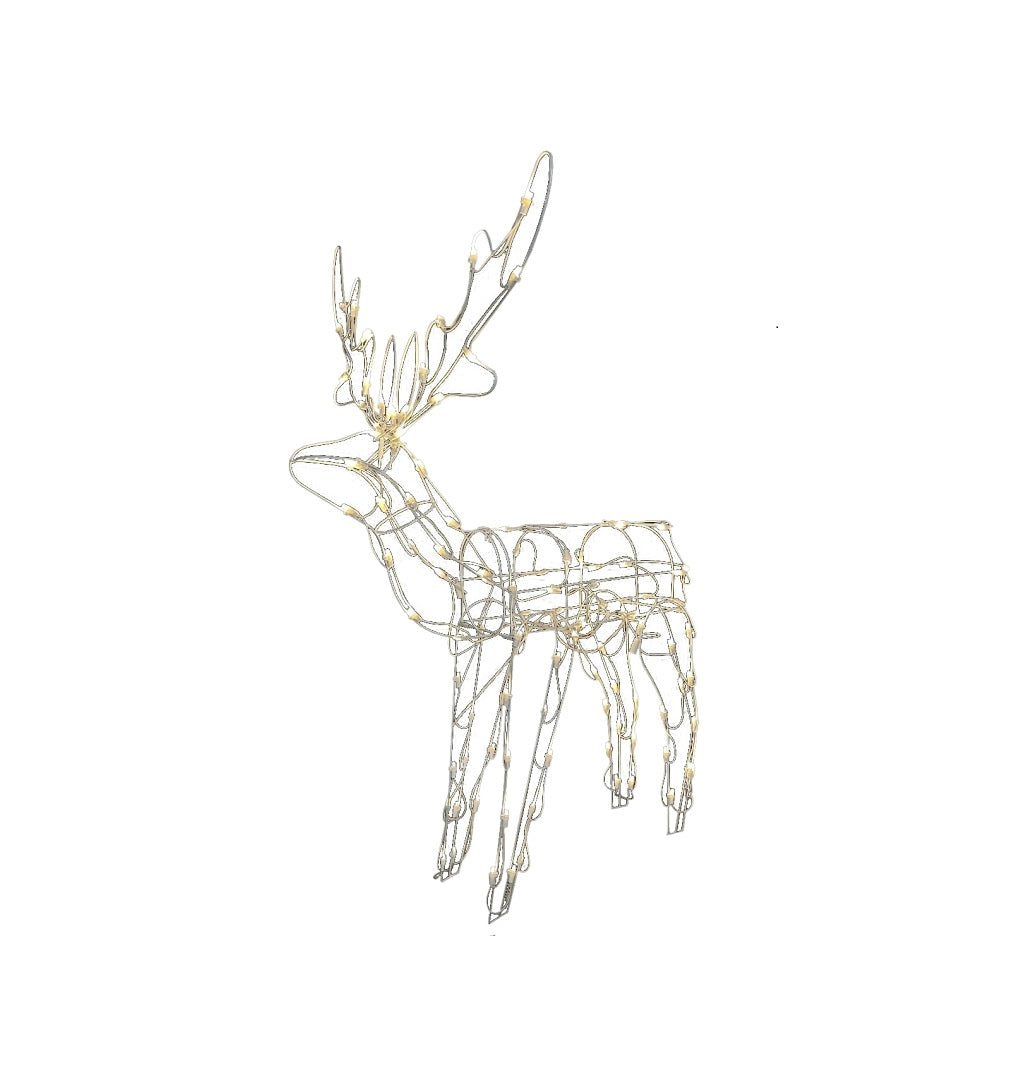 Santas Forest 36888 Standing Buck, PVC/Metal