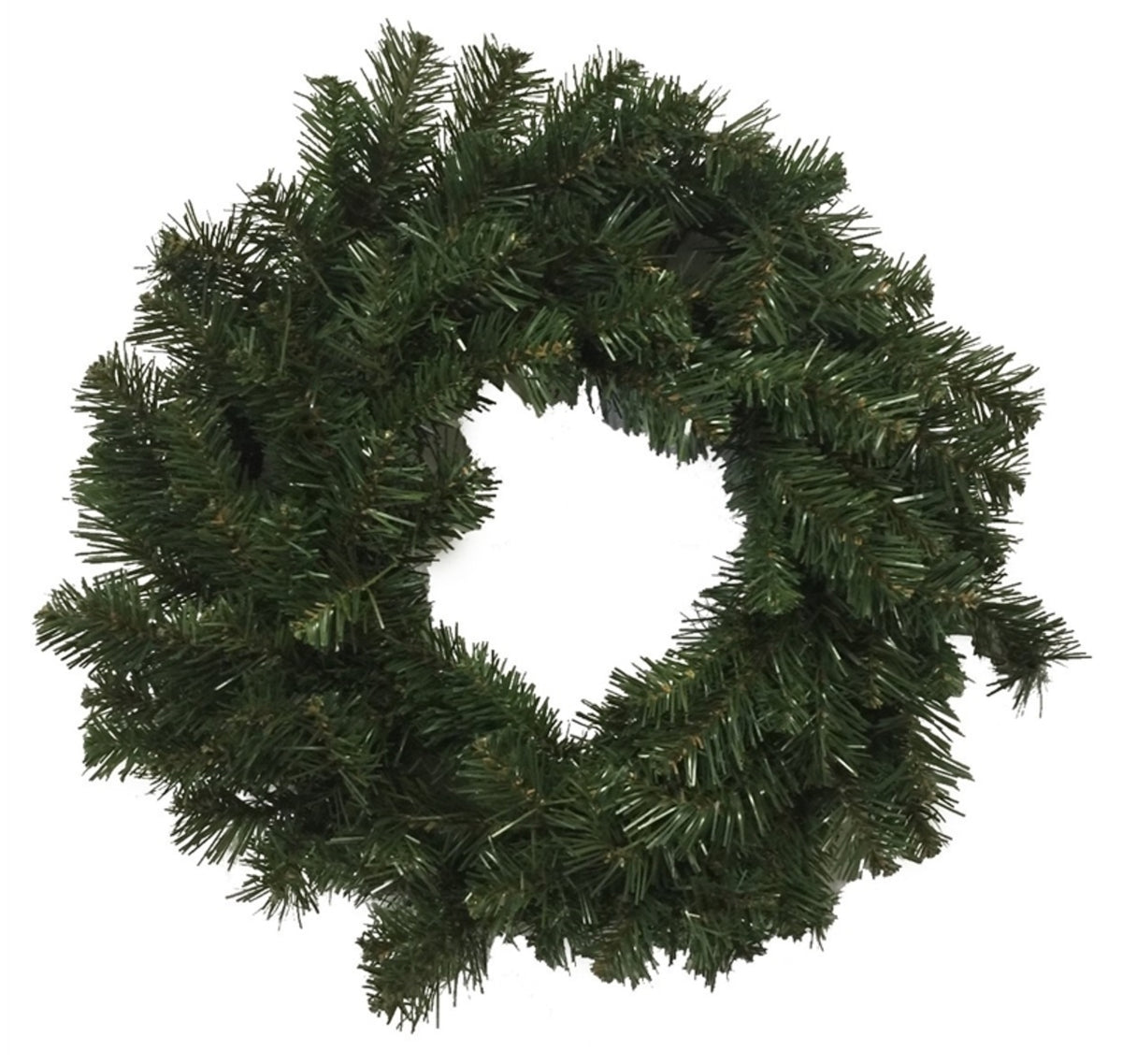 Santas Forest 61028 Unlit Sheared Noble Fir Wreath, 24"