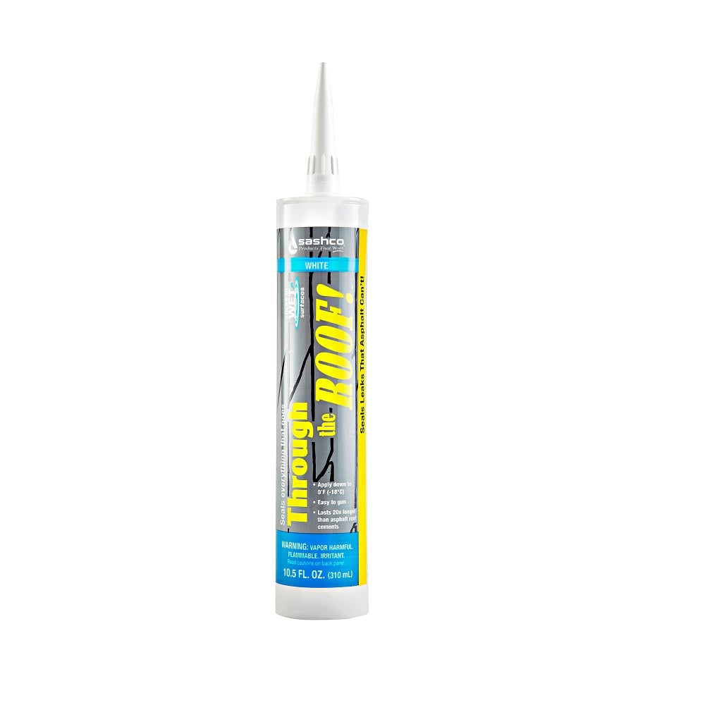 Sashco 14030 Through The Roof! Sealant, 10.5 Ounce