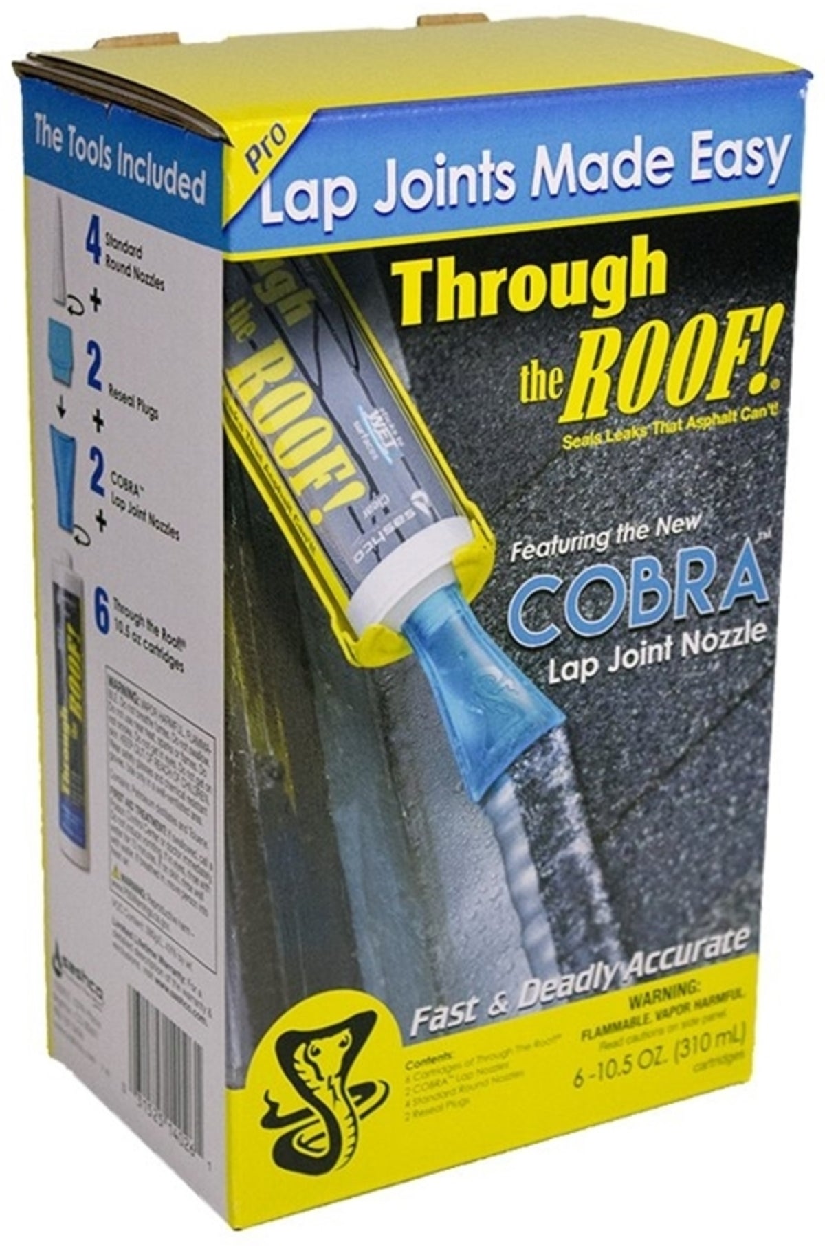 Sashco 14026 Through the Roof Sealants, 10.5 Oz