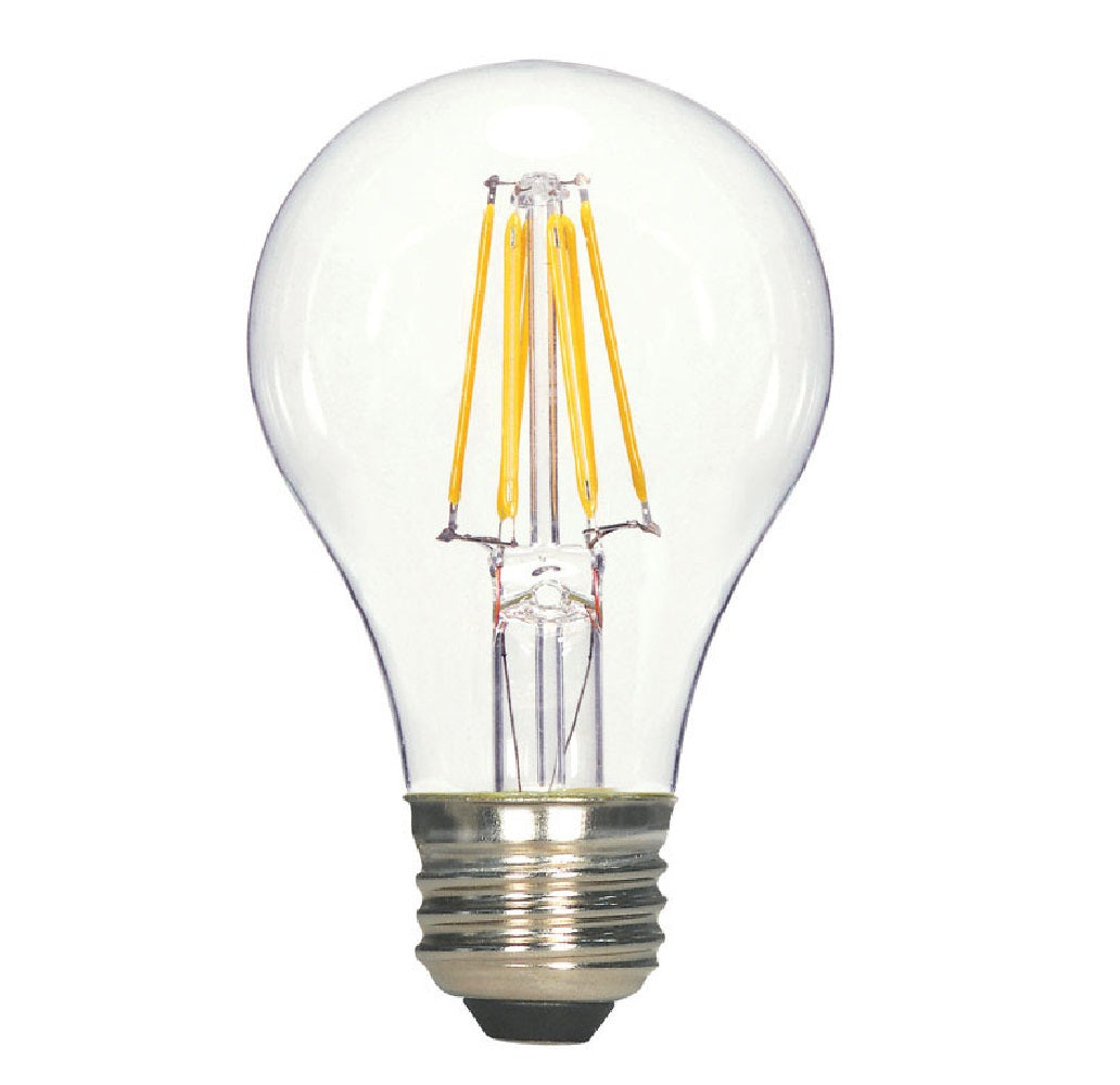 Satco S9876 A-19 A-Line LED Bulb, Warm White, 7 W