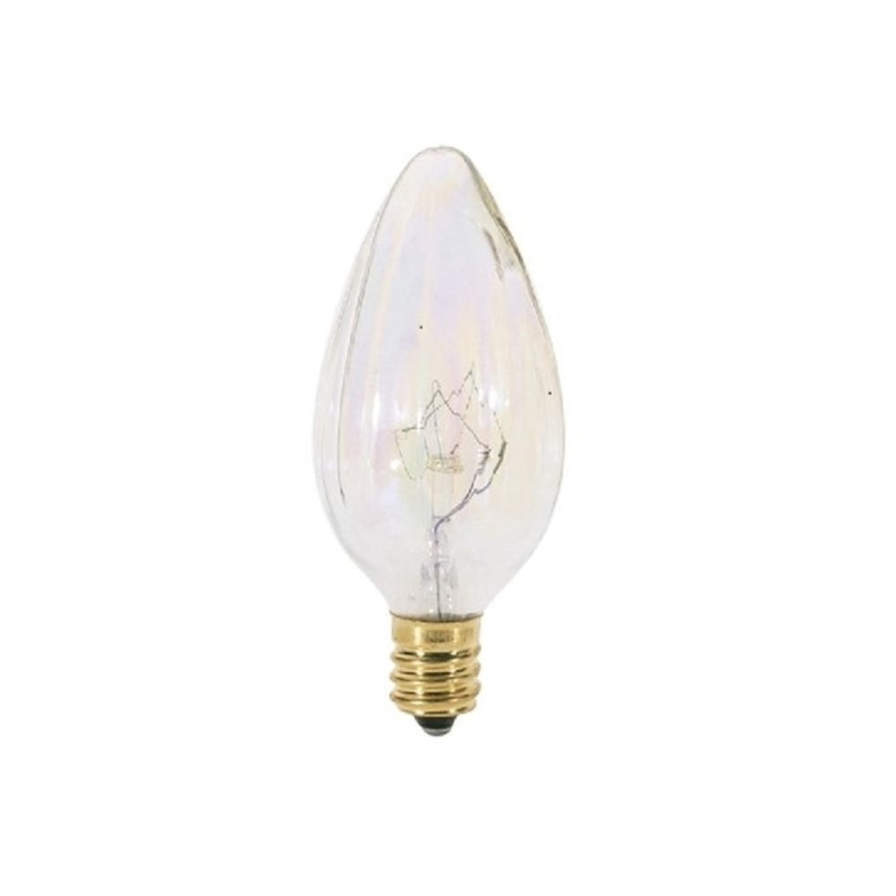 Satco S3373 F10 Decorative Incandescent Bulb, 25 Watts, 120 Volt