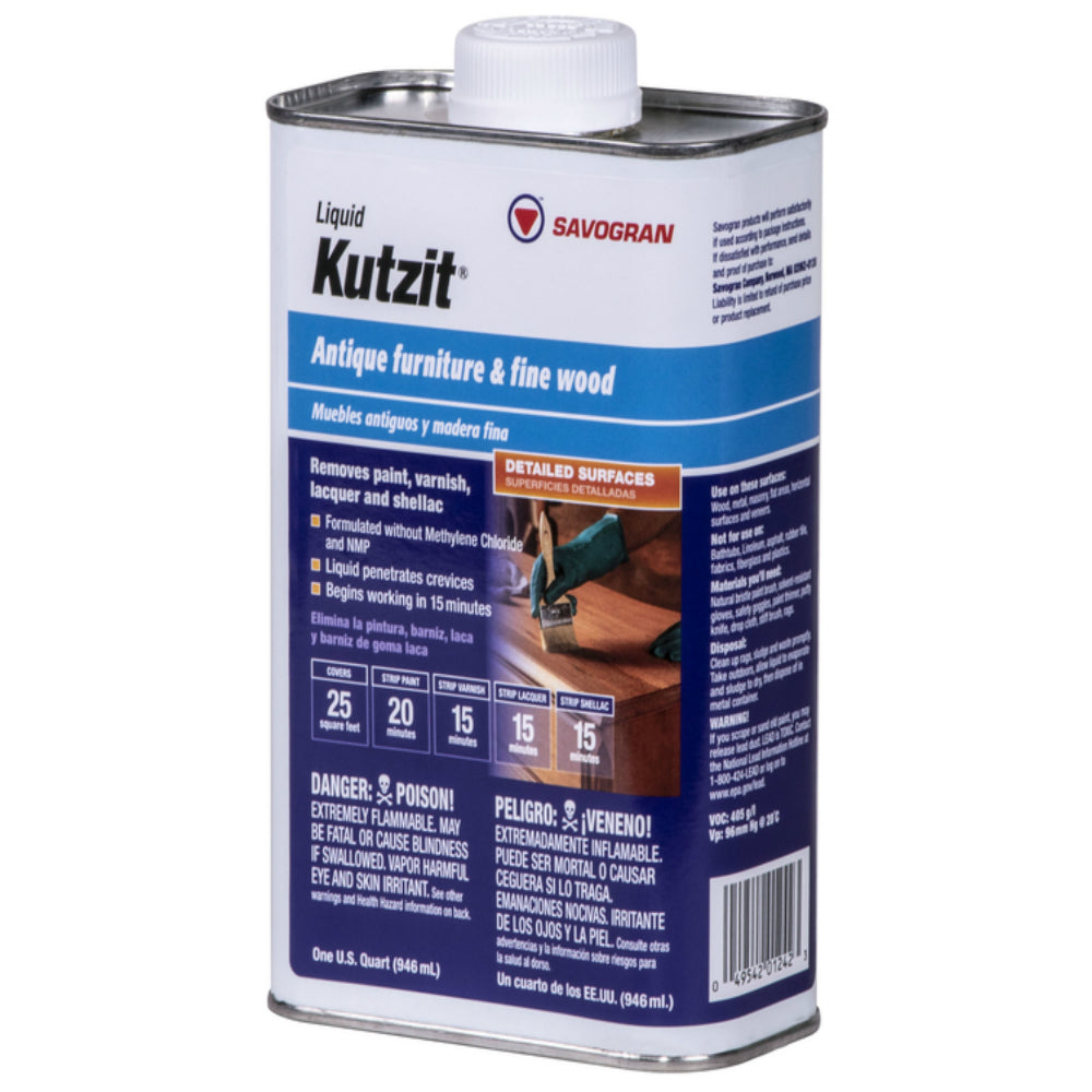 Savogran 01242 Kutzit Methylene Chloride Free Stripper, 1 Quart