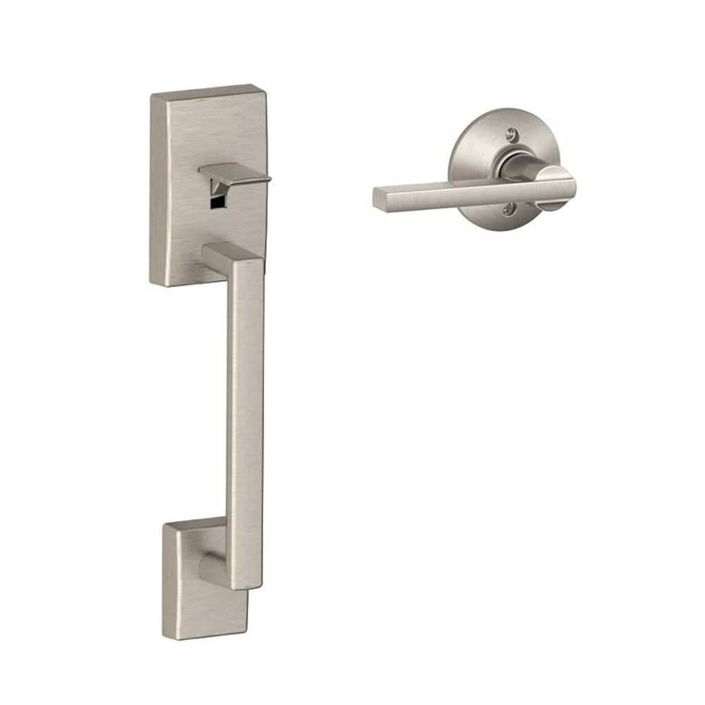 Schlage FE285GCEN619LAT Century Handleset, Satin Nickel