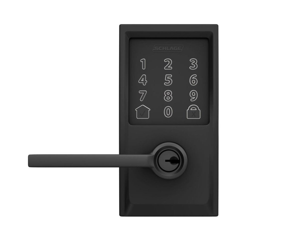 Schlage FE789WBVCEN622LAT Encode WiFi Deadbolt with Latitude Lever, Metal