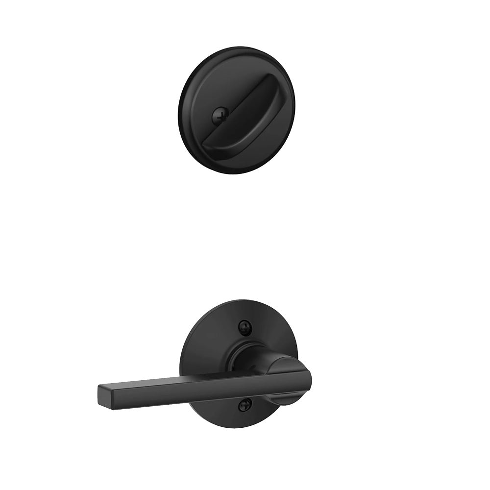 Schlage F59LAT622 Handleset Interior Pack, Black