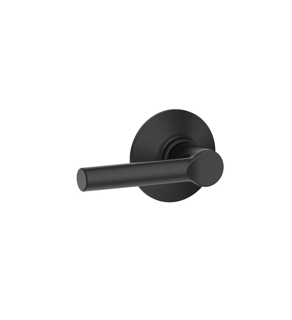 Schlage F10VBRW622 Broadway Passage Lever, Matte Black