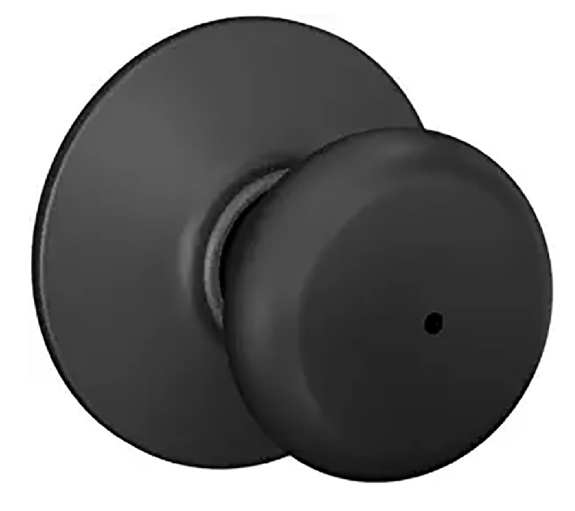 Schlage F40VPLY622 Privacy Door Lockset, Matte Black