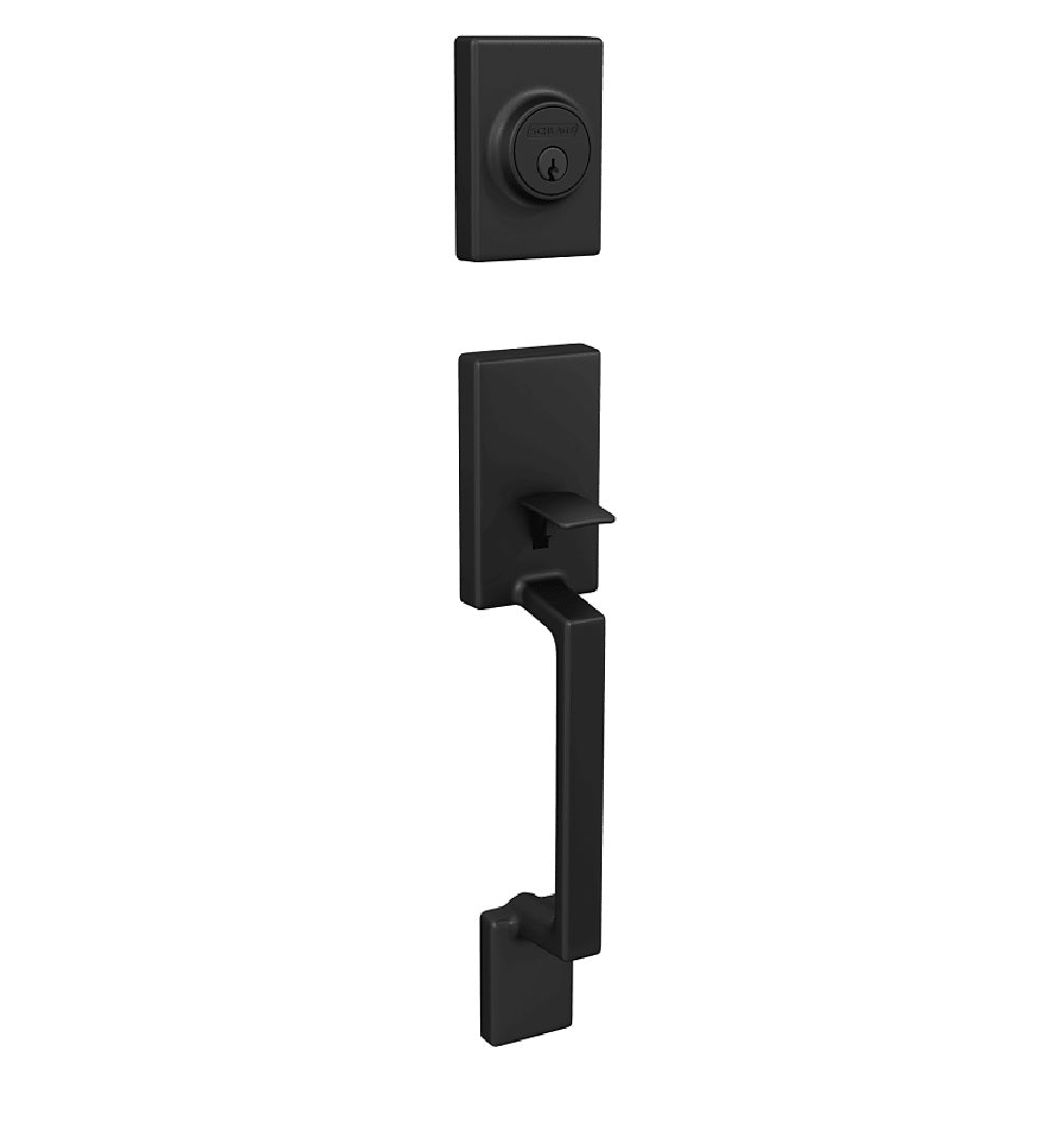 Schlage JH58SUT622 J Series Door Handlesets, Matte Black