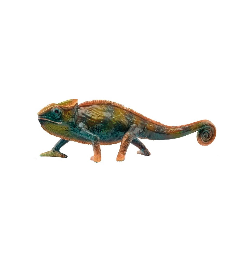 Schleich 14858 Chameleon Figurine, Multicolored
