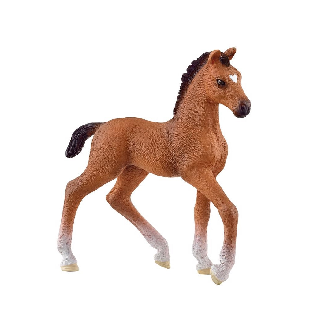 Schleich 13947 Oldenburg Foal Horse Figurine, Brown