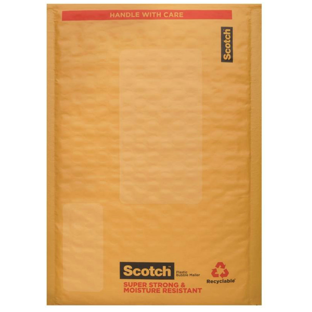 Scotch 8913-25 Self-Seal Closure Smart Mailer, Plastic, 6" x 9"