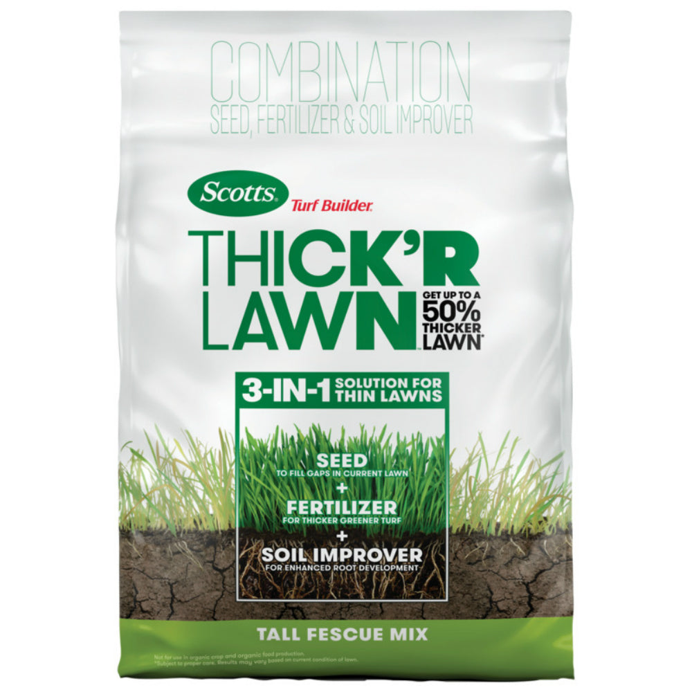 Scotts 30075B  Turf Builder Thick'R Lawn Tall Fescue Grass Seed, 40 Lb