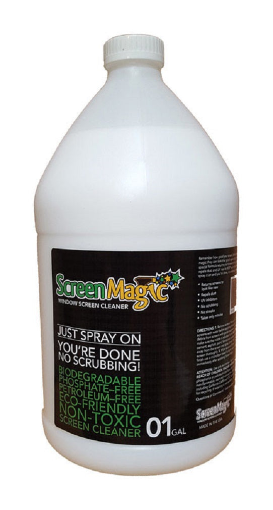 Screen Magic SM1GR Window Screen Cleaner, 1 Gallon