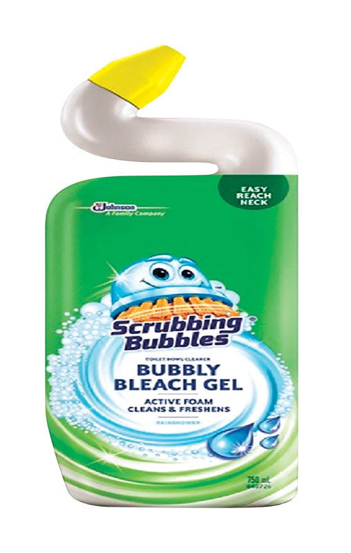 Scrubbing Bubbles 71579 Bubbly Bleach Gel Toilet Bowl Cleaner, Rainshower, 24 oz.