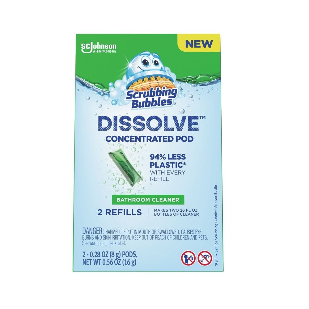 Scrubbing Bubbles 00047 Dissolve Bathroom Cleaner, 0.28 Ounce