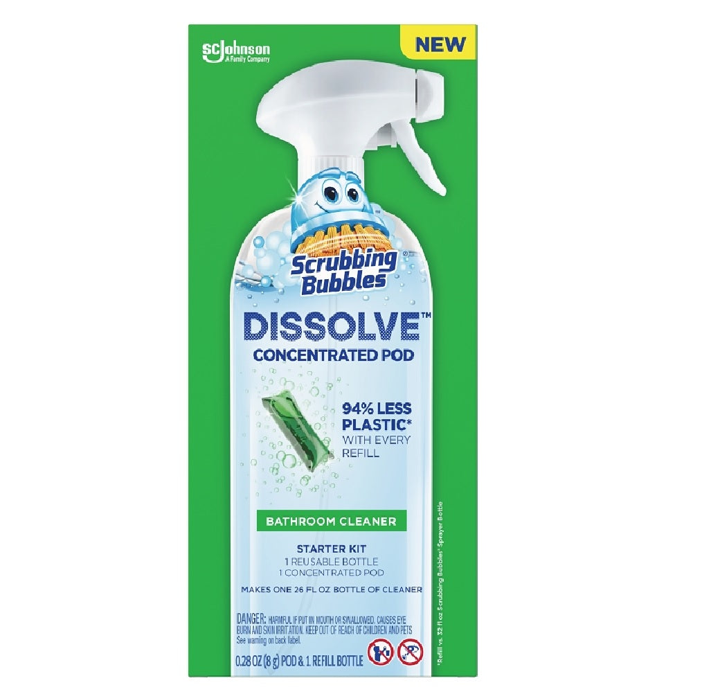 Scrubbing Bubbles 00046 Dissolve Concentrated Bathroom Cleaner Starter Kit