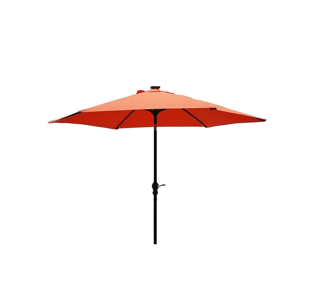 Seasonal Trends 59488 Tilt Umbrella, Orange, Steel, 9 feet