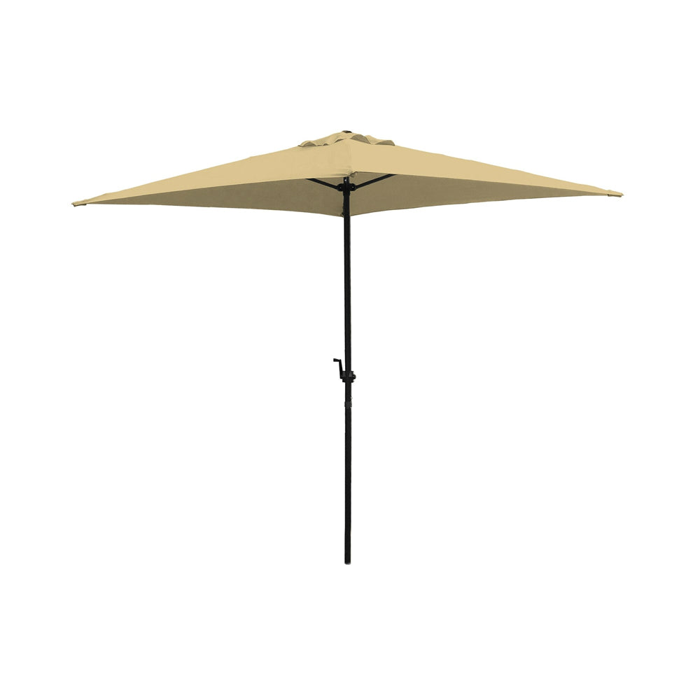 Seasonal Trends UMQ65BKOBD-04 Crank Umbrella, Taupe, 6.5'