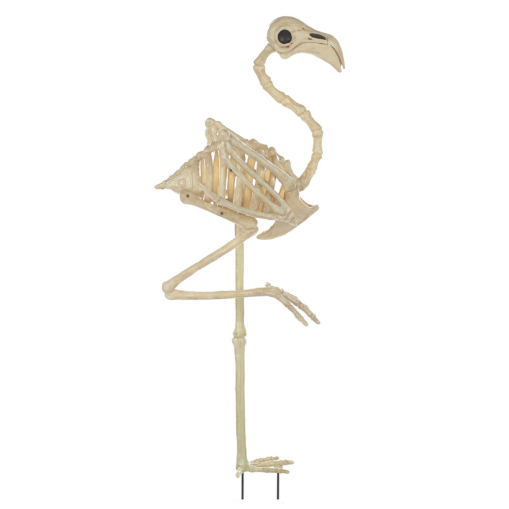 Seasons USA W81626 Halloween Flamingo Skeleton, 33.75 In