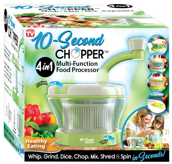 10-Second Chopper HWR-06901116 As Seen On TV Multi-Function Food Processor
