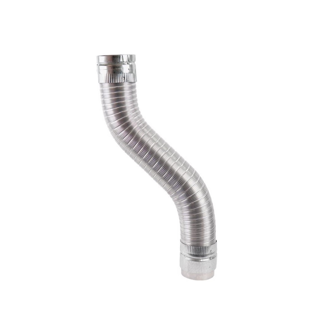 Selkirk 4EFC-3S Gas Vent Connector, Aluminum/Galvanized Steel