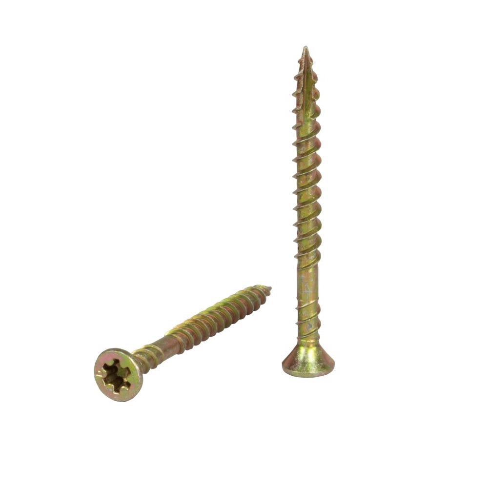 Senco 08F200YTK Wood Screws, #8 x 2 Inch