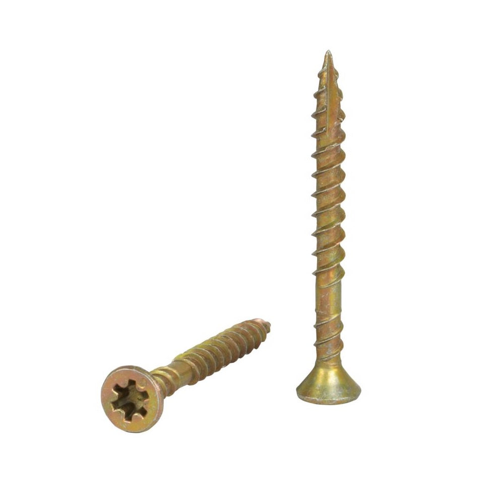 Senco 08F175YTK Wood Screws, #8 x 1-3/4 Inch