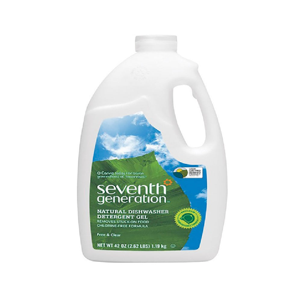 Seventh Generation 102286 Dishwasher Detergent, Free and Clear Scent, 42"