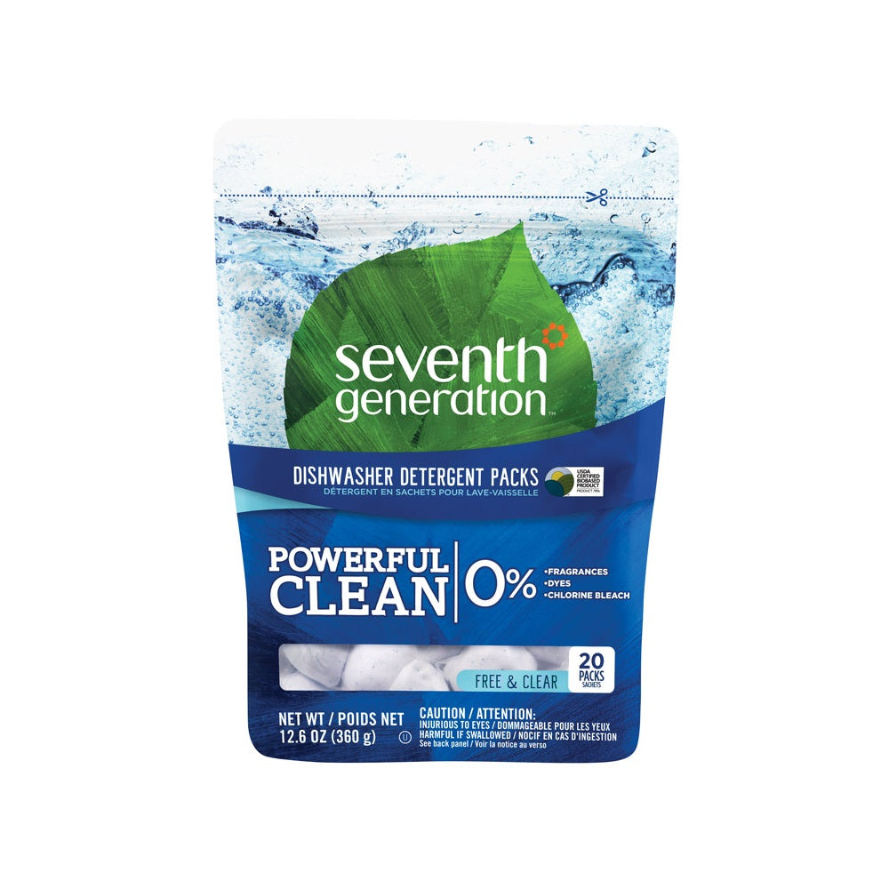 Seventh Generation 100051 Dishwasher Detergent, Lavender Floral and Mint Scent, 25 Oz