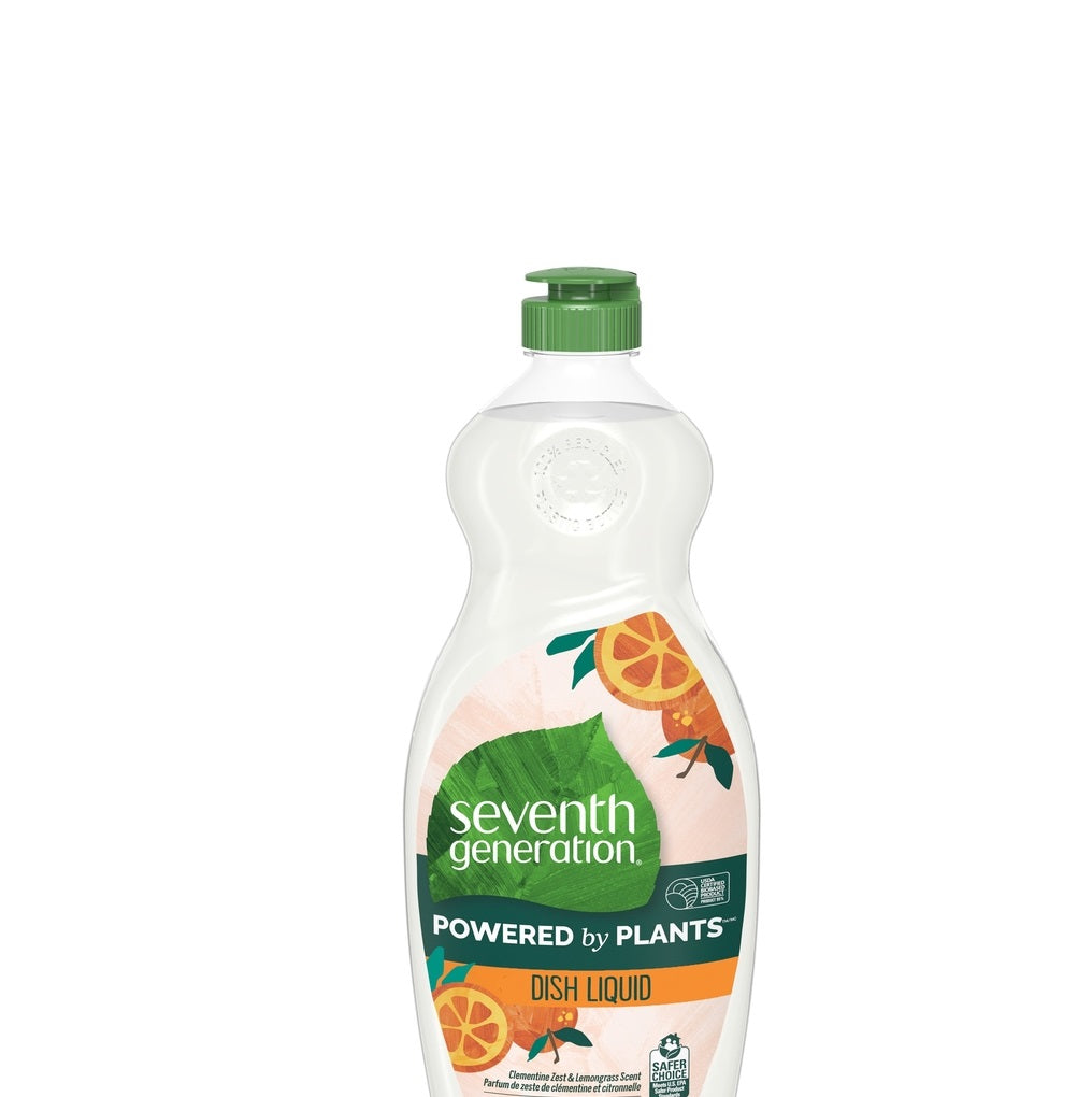 Seventh Generation 68406239 Liquid Dish Soap, Clementine Zest & Lemongrass, 19 Oz