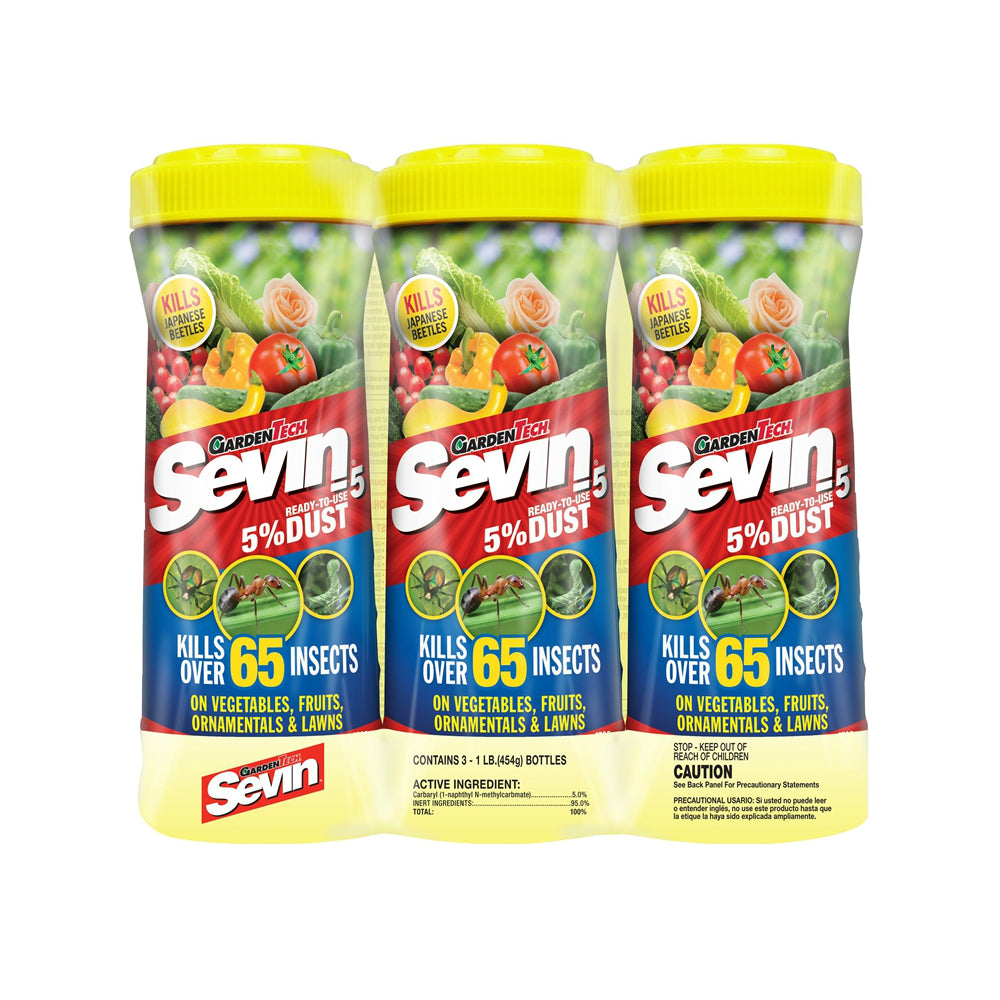 Sevin 100531077 Dust Bug Killer, 1 lb, Pack of 3