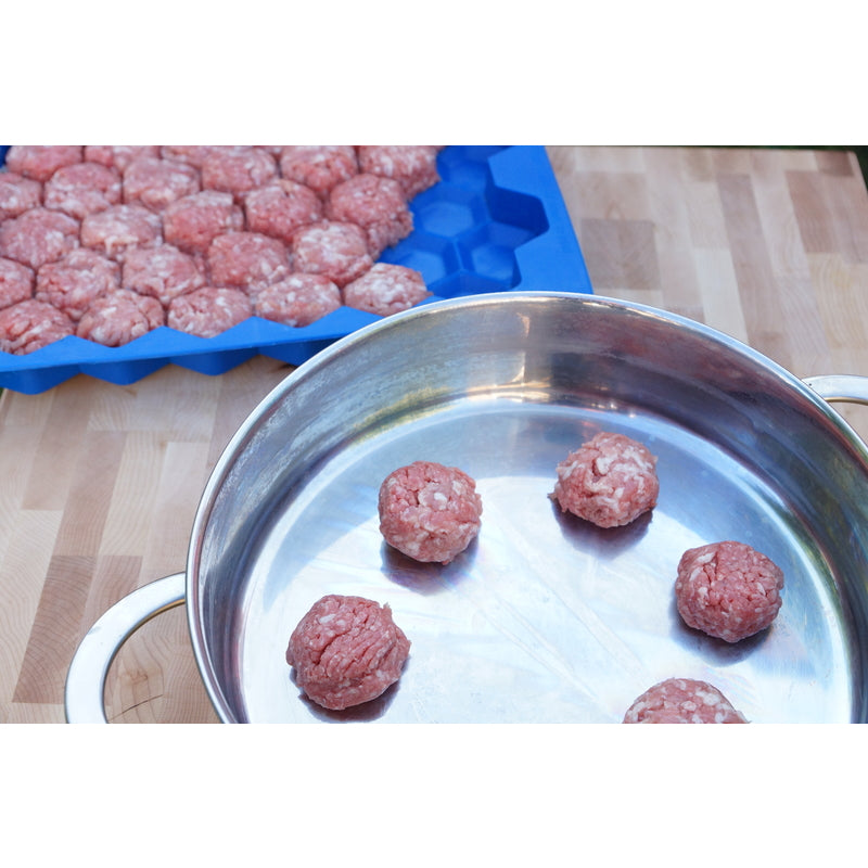 Shape + Store MM Silicone Meatball Master, Blue