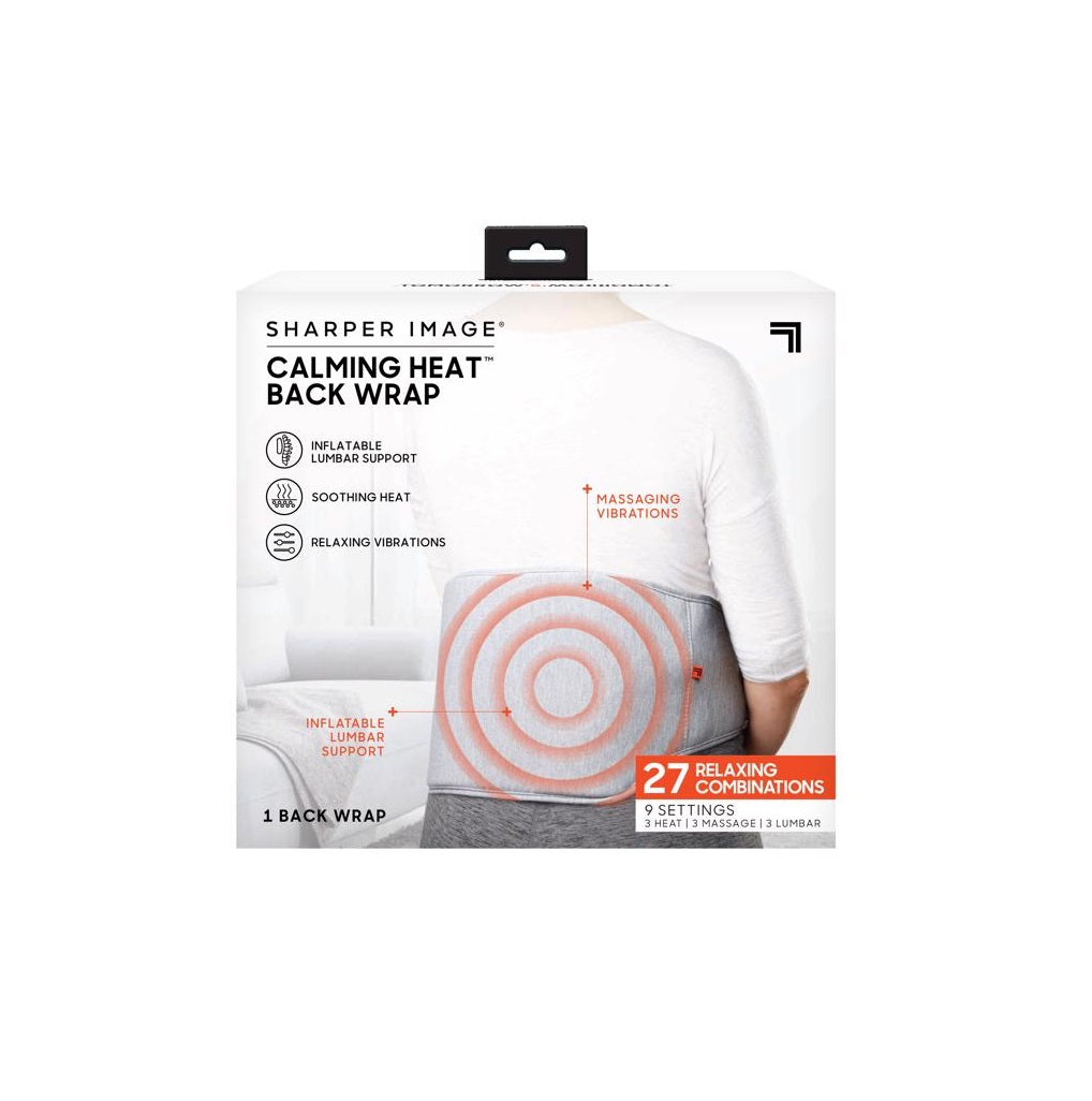 Sharper Image CWT41003 Calming Heat Back Wrap, Fabric