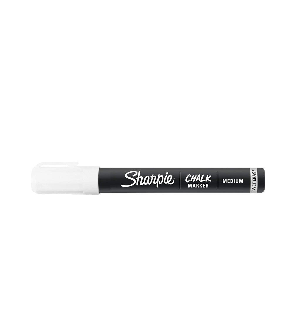 Sharpie 2103021 Medium Tip Chalk Marker, White