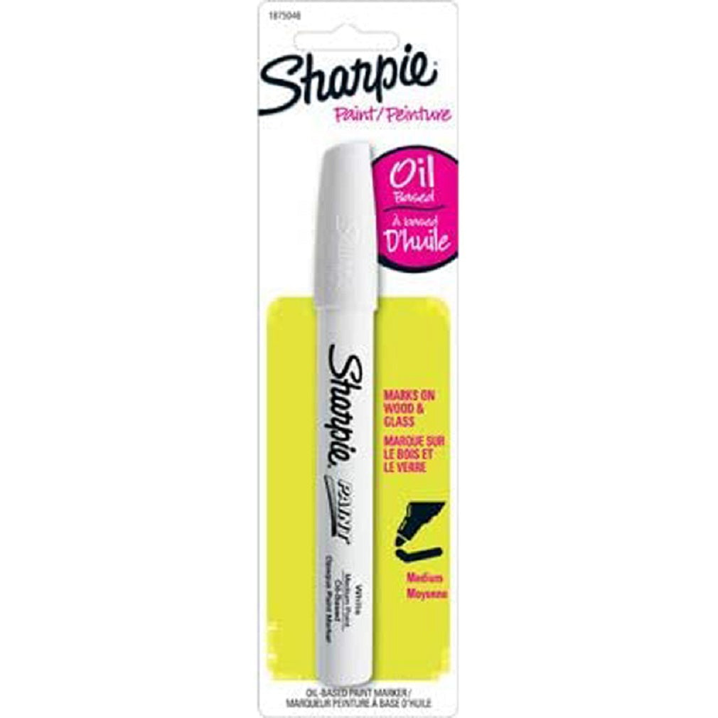 Sharpie 1875046 Medium Tip Paint Marker, White