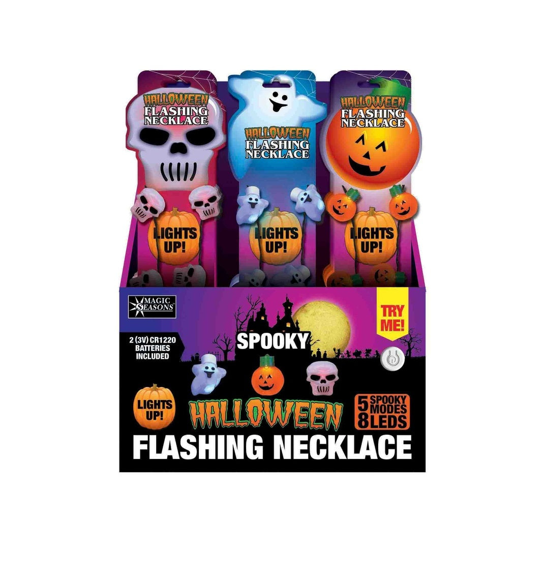 Shawshank LEDz 702921 Magic Seasons Halloween Flashing Necklace