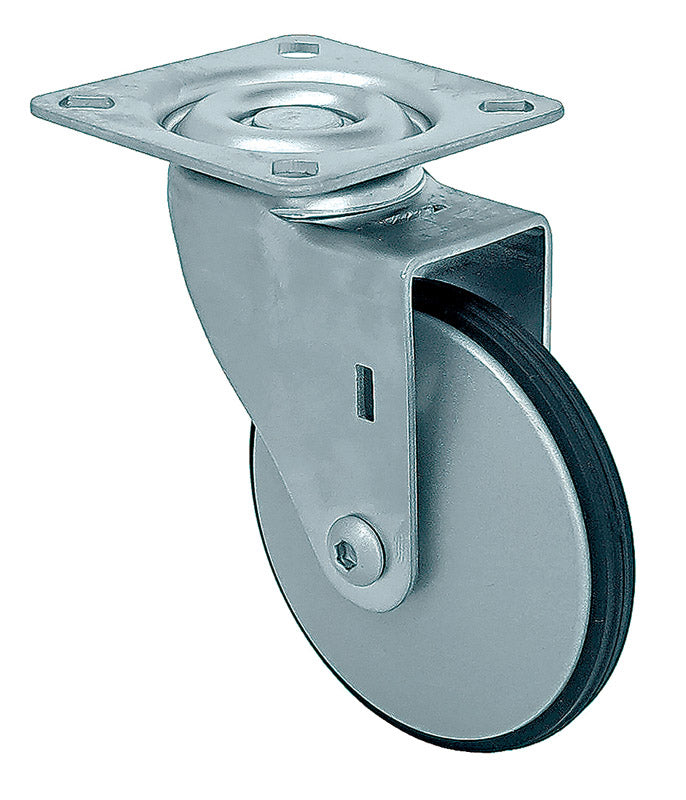 Shepherd Hardware 6286 Swivel Caster, Polyurethane/Aluminum, 2"