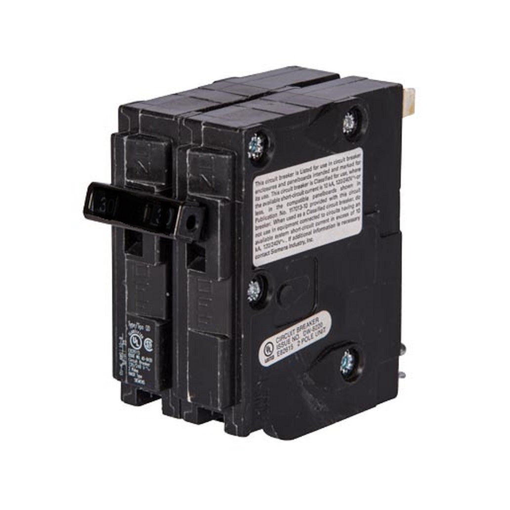 Siemens D240 Double Pole Circuit Breaker, 40 Amp