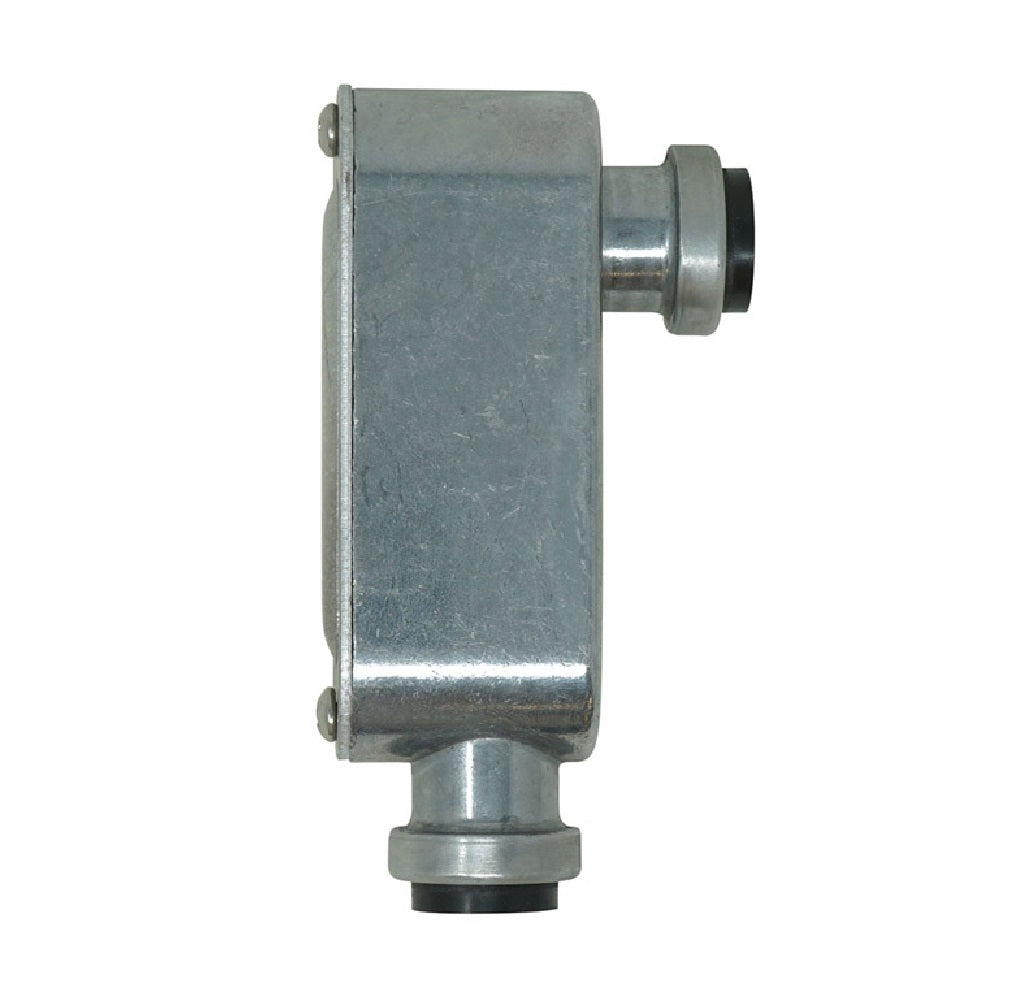 Southwire 65074001 SimPush Conduit Body For EMT, Aluminum, 1/2 Inch