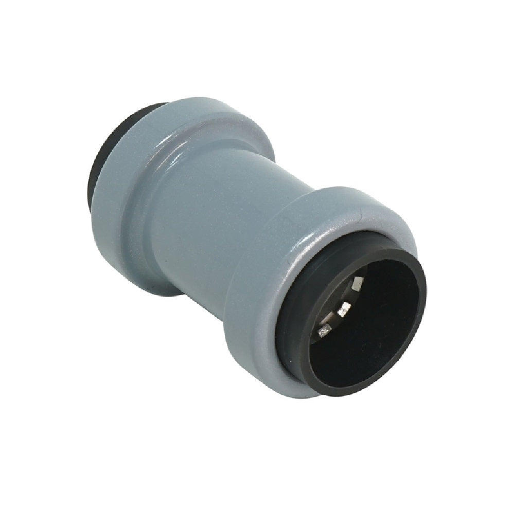 Southwire 65070401 SimPush Conduit Coupling For EMT, Aluminum, 3/4"